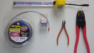 草刈機や刈払機用のナイロンコードを電工用圧着ペンチで自作する方法を公開！